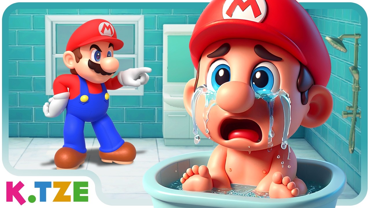 Малыш Марио не любит купаться 🛁😭 История Super Mario Odyssey