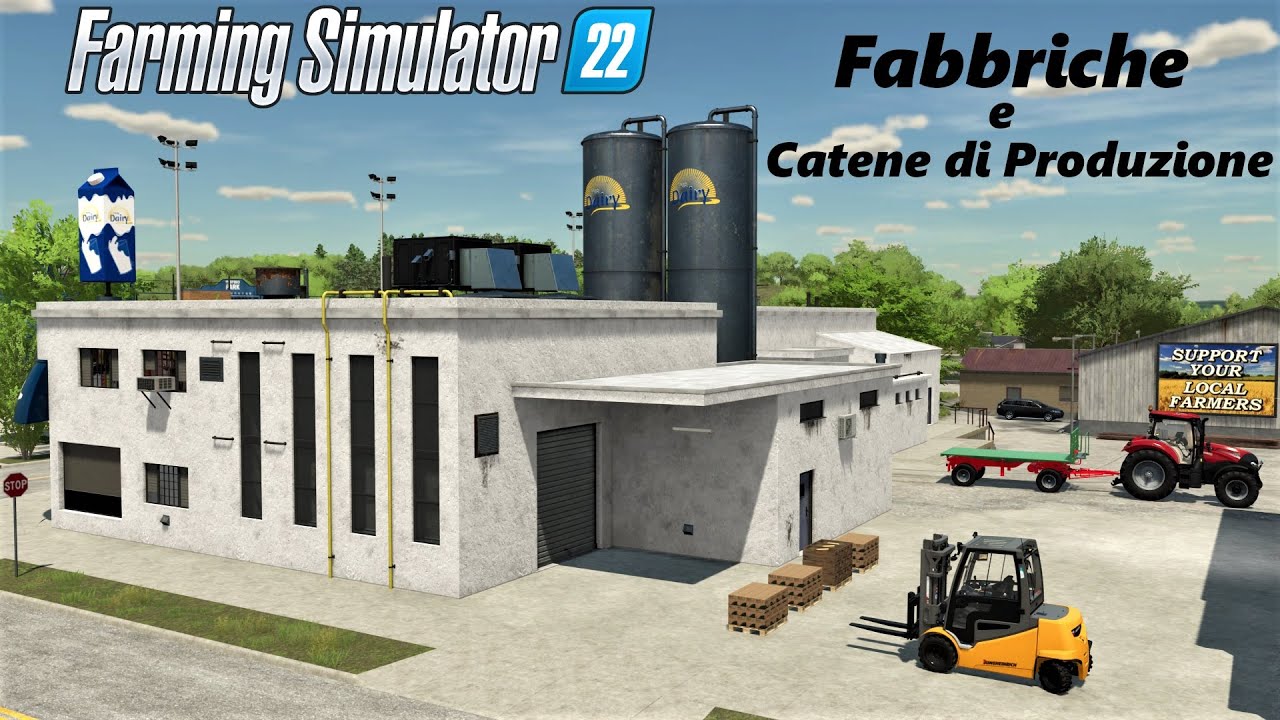 Farming Simulator 22 Scopriamo le Fabbriche e le Catene di Produzione!