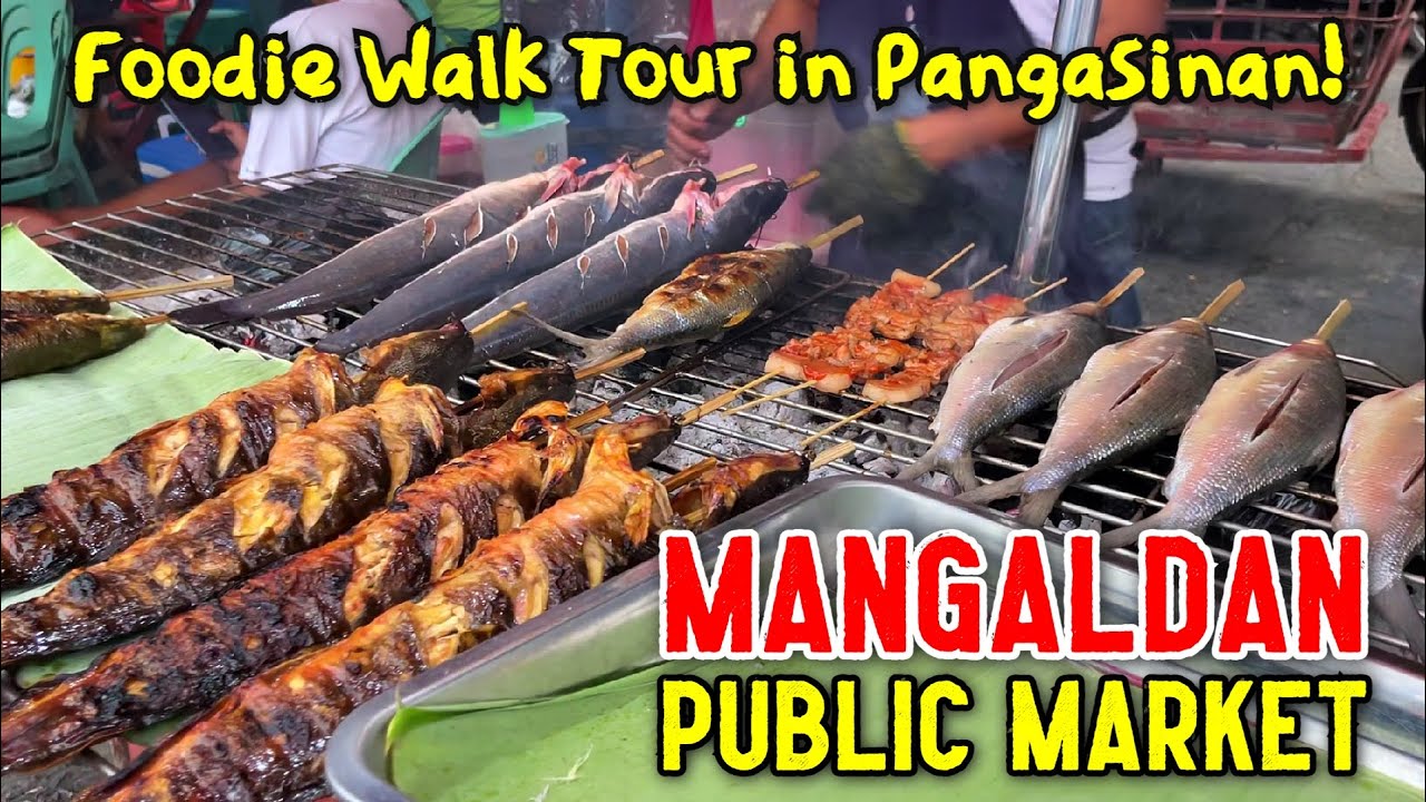 MANGALDAN PANGASINAN Local Market & Street Food Tour | Afternoon Food Walk Around Mangaldan Market!