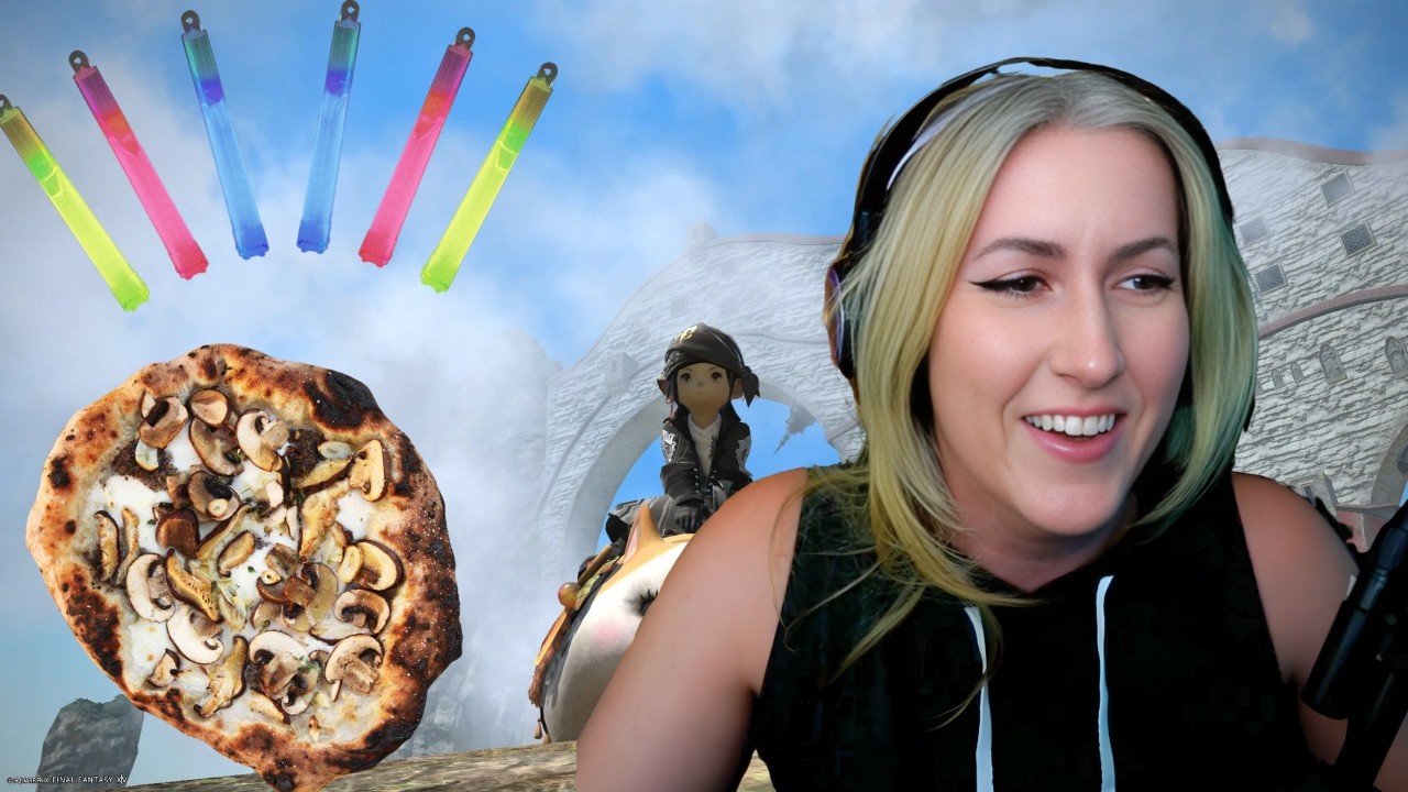 Pizza, raves, Final Fantasy XIV, and freeze dried snacks