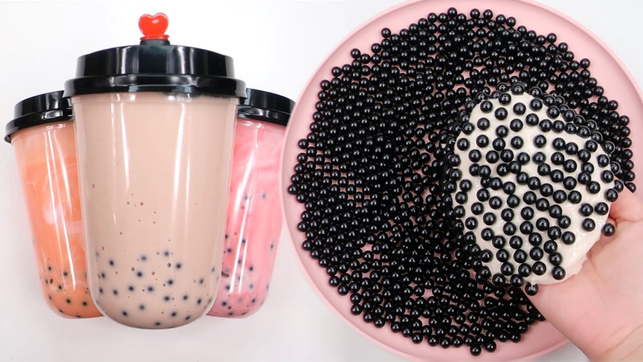 Boba Slime ASMR - Satisfying Slime ASMR Compilation