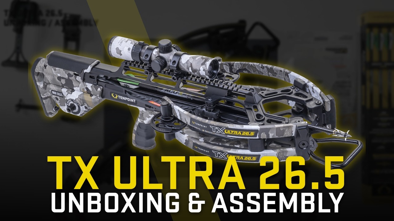 Как собрать арбалет TenPoint TX Ultra 26.5 | Распаковка и настройка