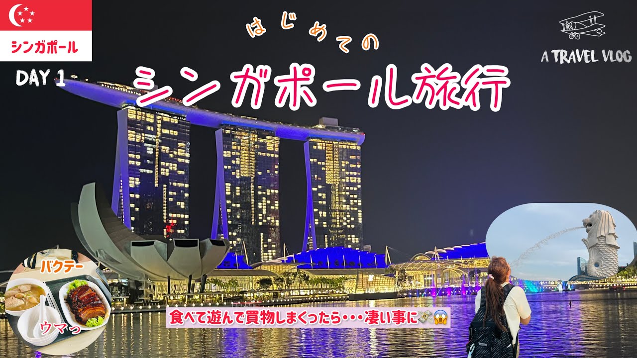 【Singapore🇸🇬】初めてのシンガポール旅行 | 5⭐️ホテル リッツ・カールトン宿泊 | シンガポールの物価はどのくらい❓