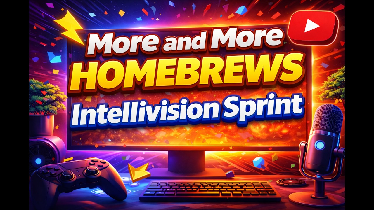 Live : Toujours plus de Homebrews et de mods sur l'Intellivision Sprint