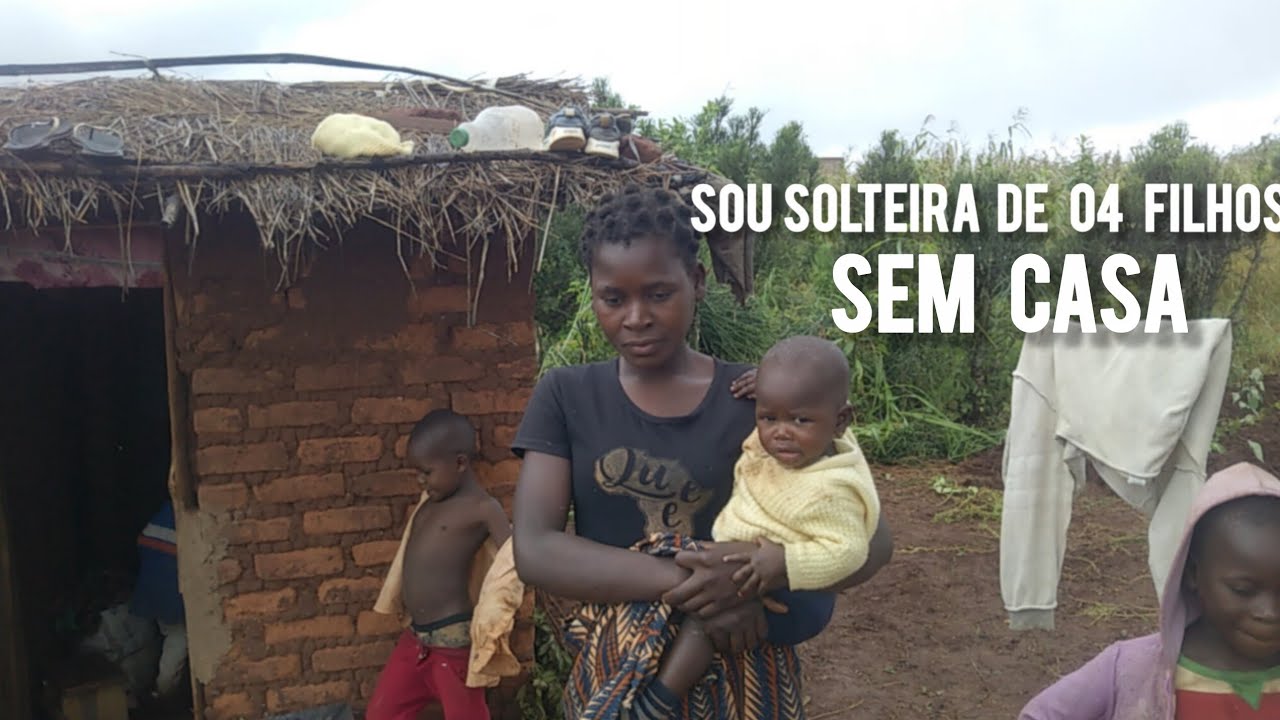 Mãe solteira de 04 filhos,luta para cuidar os filhos sozinha e emprestou essa casa pra viver 