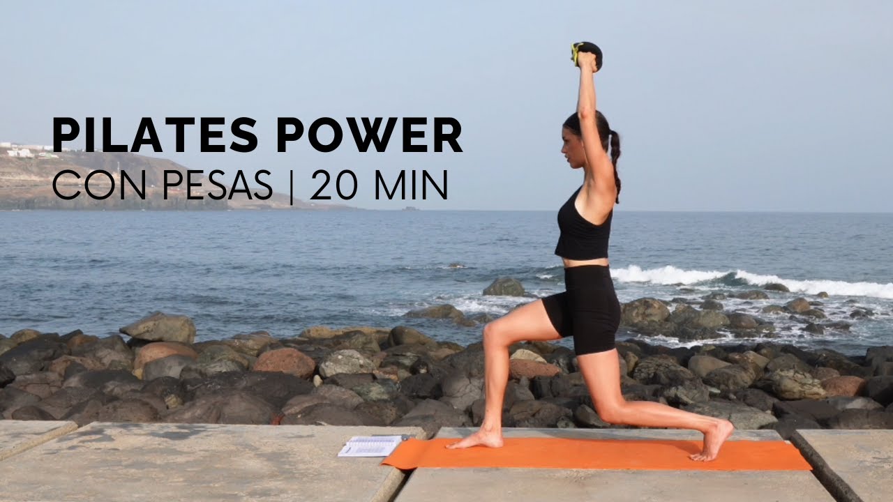 RUTINA INTENSA INSPIRADA EN PILATES con mancuernas | 20 MIN para fortalecer todo el cuerpo 🖤