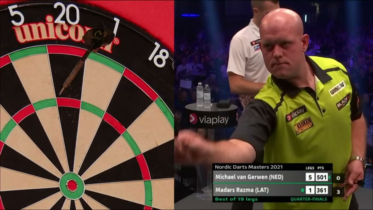 Michael van Gerwen v Madars Razma | 2021 Nordic Darts Masters | Quarter Finals