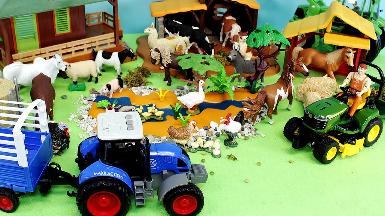 Fun Farm with Playmobil Sets DIY with Barnyard Animals