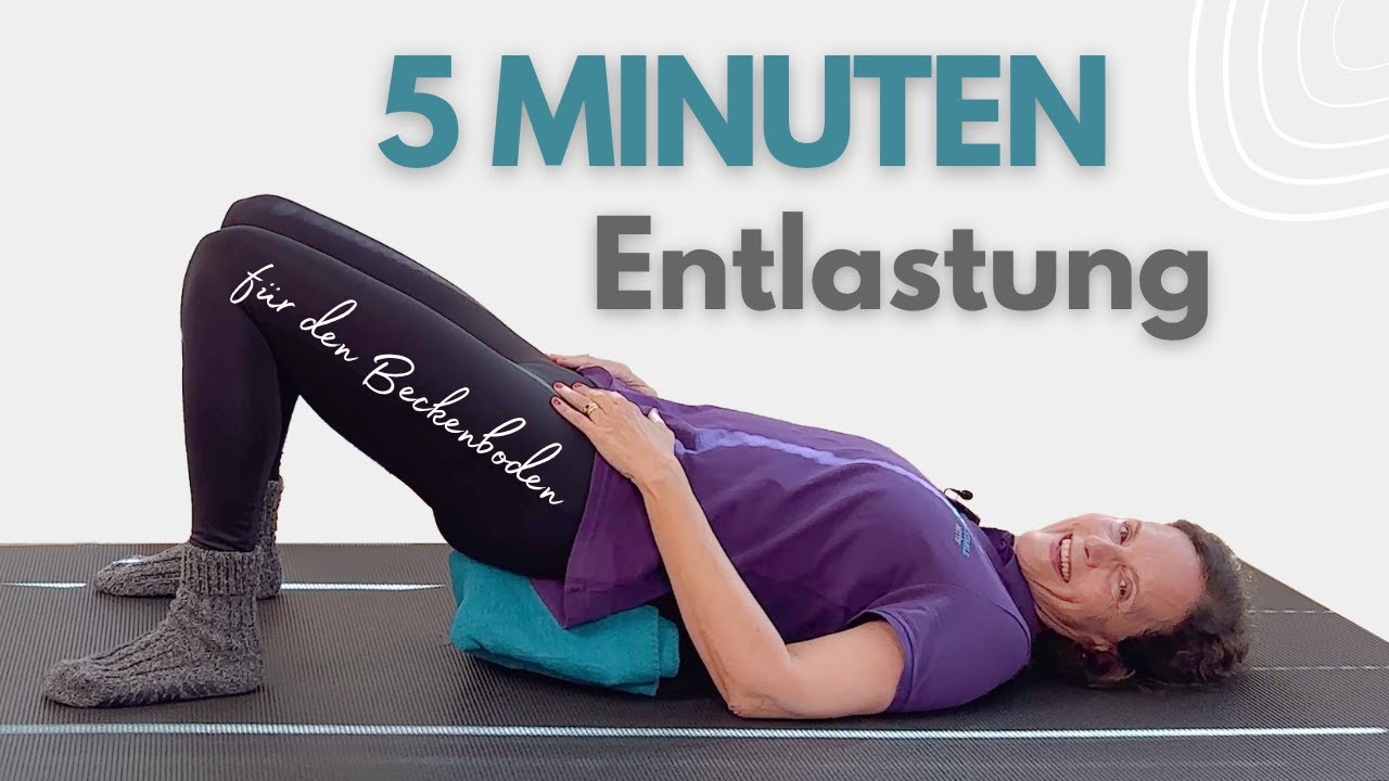 5 Minuten für Ihren Beckenboden: Die beste Entlastungsübung im Liegen