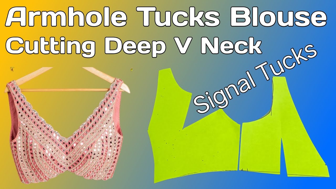 One Tucks Blouse Design| One Tucks Blouse| Shoulder Tucks