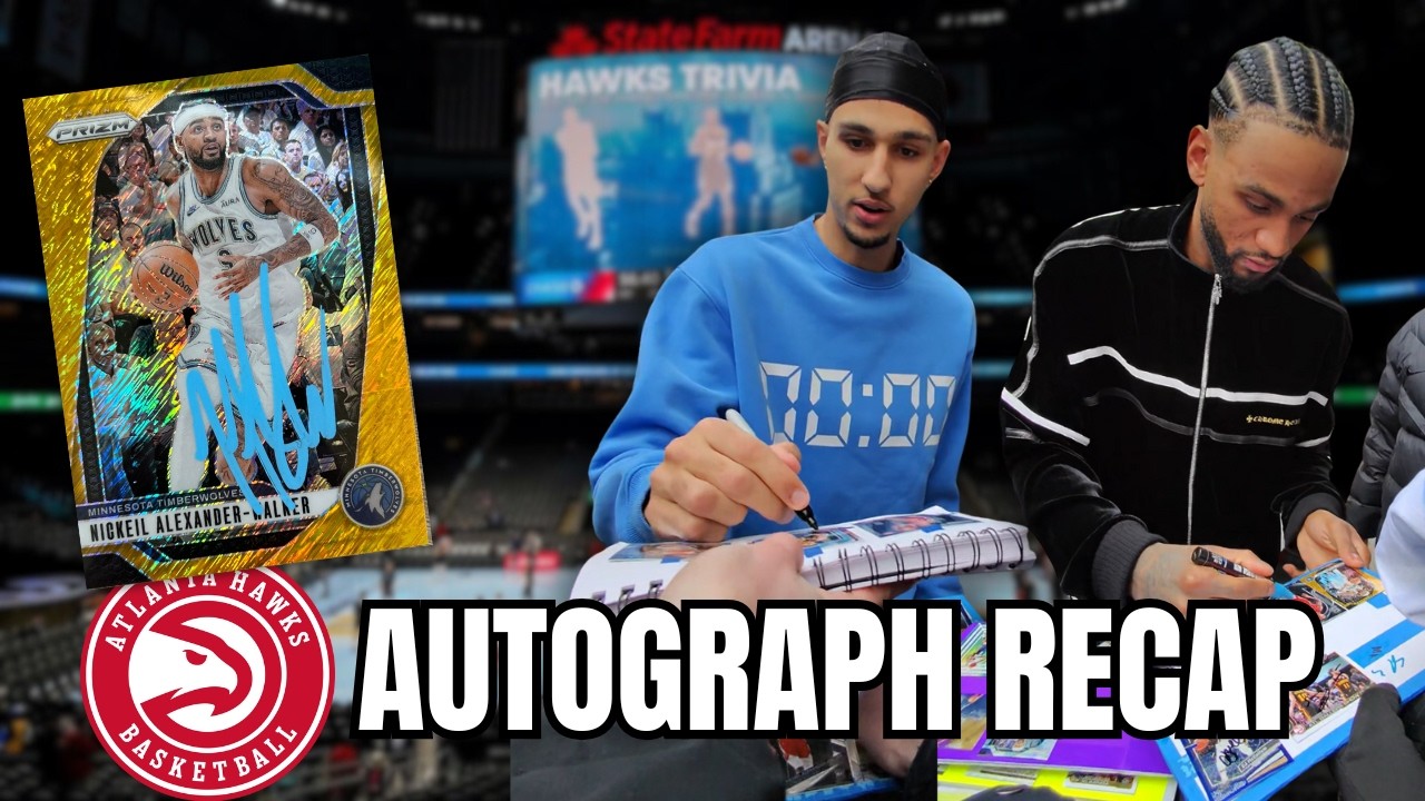 I Got 20 Autographs From The Atlanta Hawks | IP Autograph Recap
