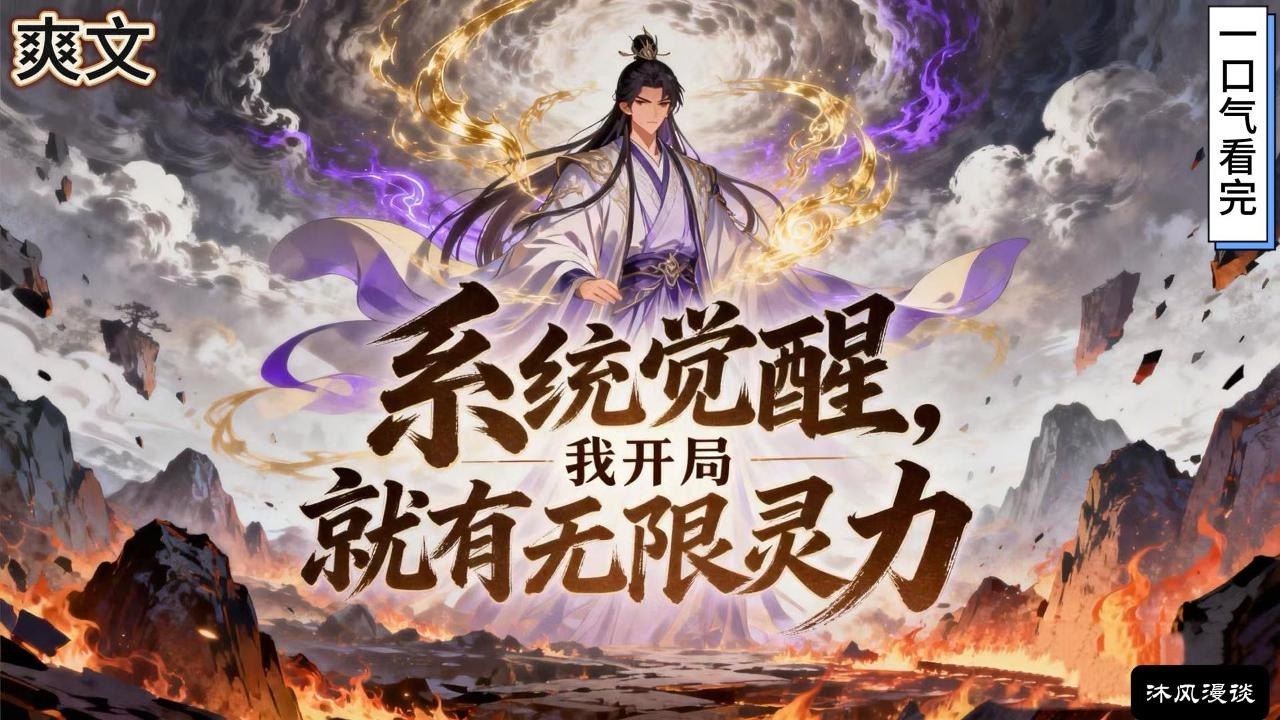 完结《我开局就有无限灵力》李天一的面前出现了一个对话框，对话框上有5个选项和右下角60秒的倒计时。【攻击】、【防御】、【速度】、【生命值】、【灵力值】……#動漫 #穿越#有声漫画#爽文#玄幻 #无敌