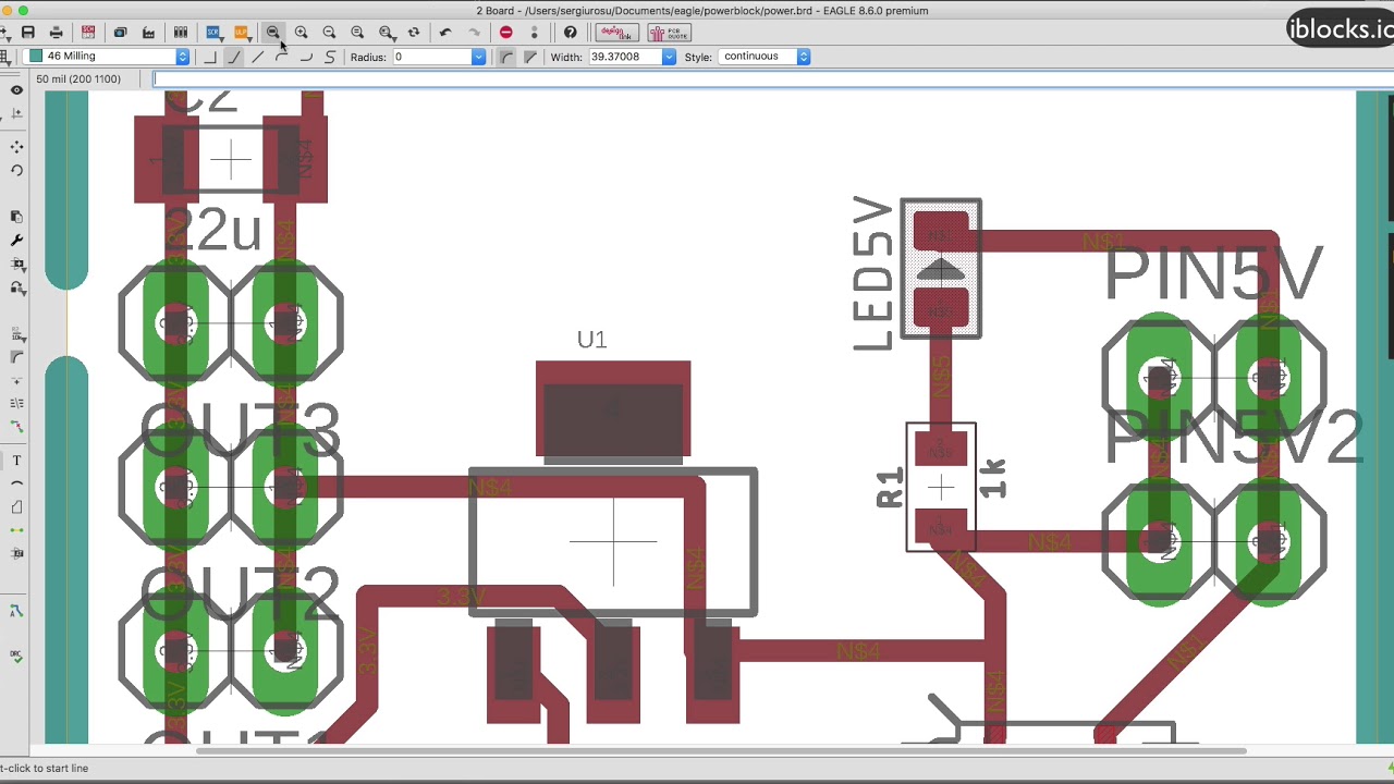 Create a circuit and pcb board using autodesk eagle tutorial