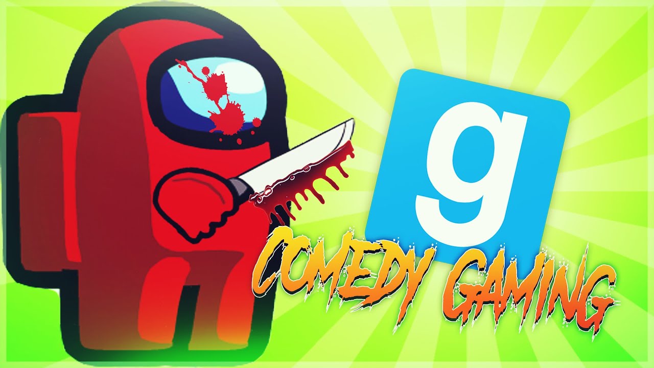 GMOD - Among Us Murder Map - Moments Where I Steal The Gun In Vents - Comedy Gaming