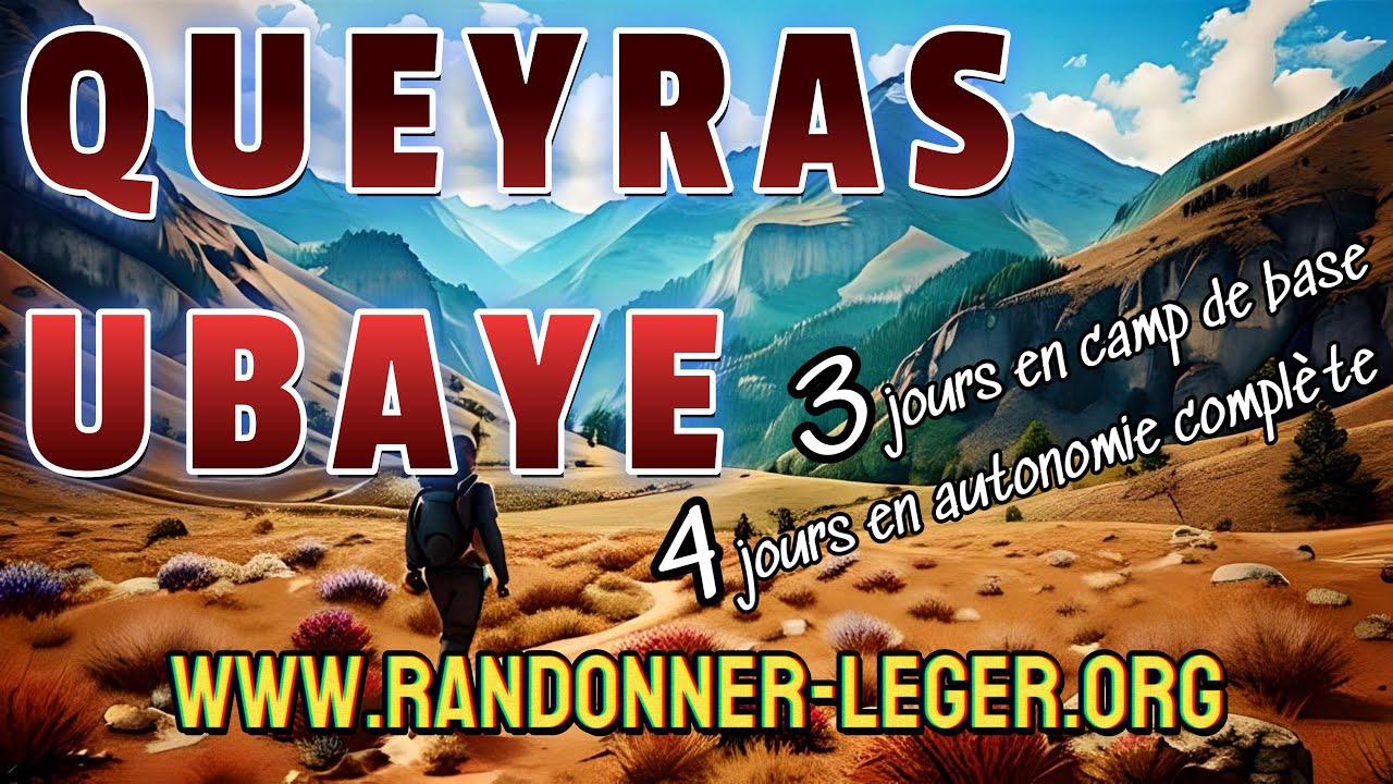 7 jours dans le QUEYRAS / UBAYE en autonomie compl&egrave;te - RANDO Ultra-L&eacute;g&egrave;re - Ultralight backpacking
