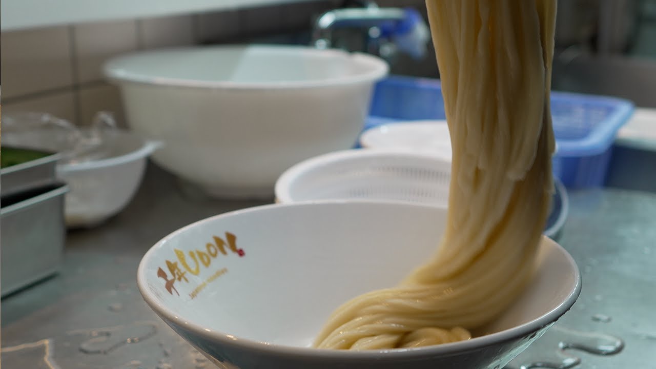モチ感とコシ感を両立させた！手間暇かけて圧力鍋で茹でる！オープン直後でまだ知られていない店「千年UDON」/Japanese Udon Noodles Restaurant in Osaka