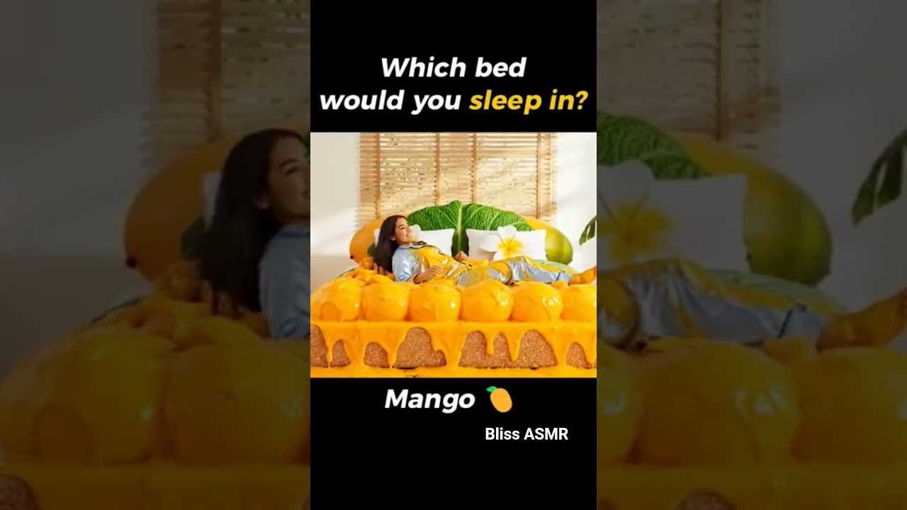 Choose your delicious bed! 