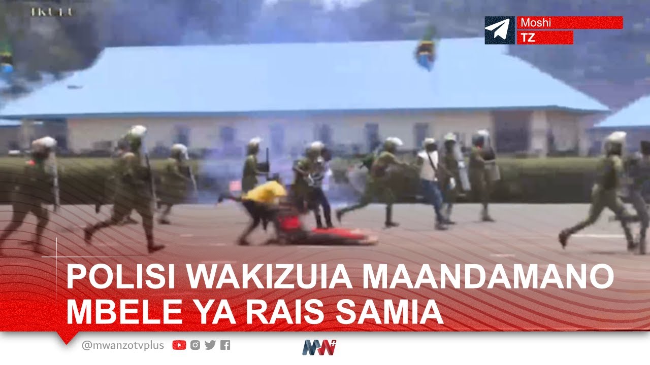 POLISI WAKIZUIA MAANDAMANO MBELE YA RAIS SAMIA | WAANDAMANAJI WENGINE WAPIGWA VIRUNGU | MAONESHO