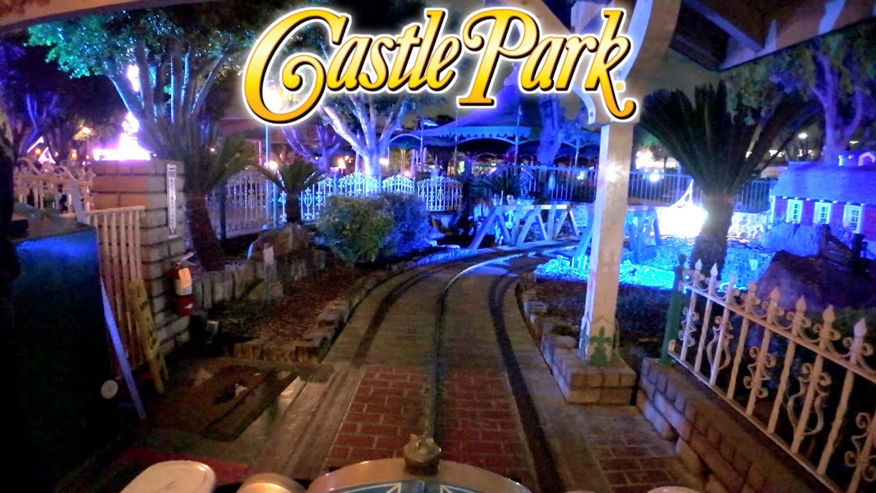 Antique Car and Train Ride at Castle Park in Riverside Ca | On Ride POV