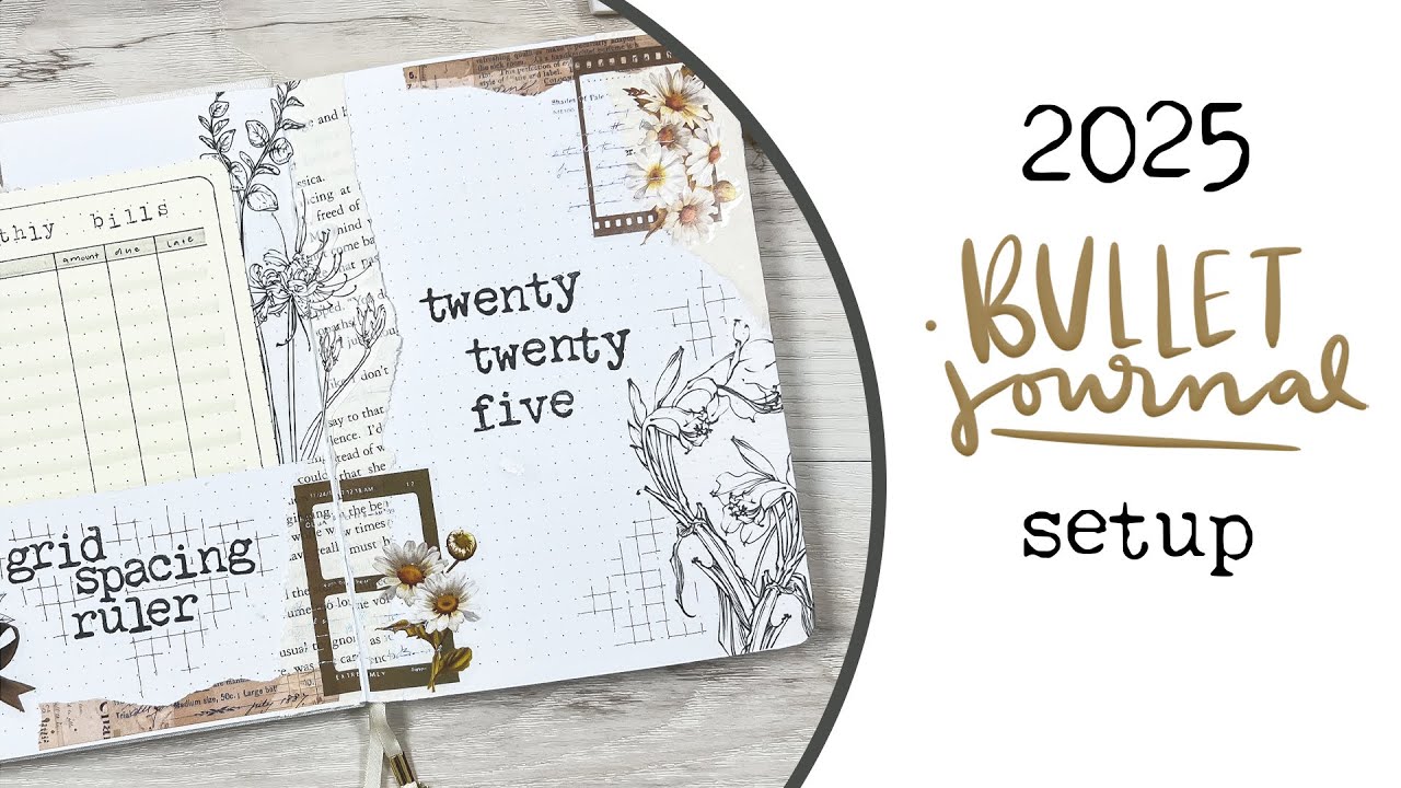 2025 Bullet Journal Setup!