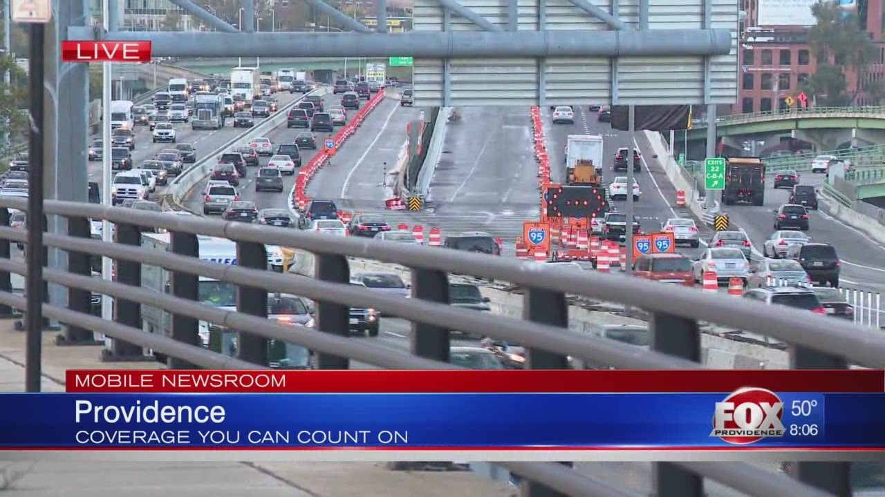 RIDOT: Stay in your lane through viaduct construction zone