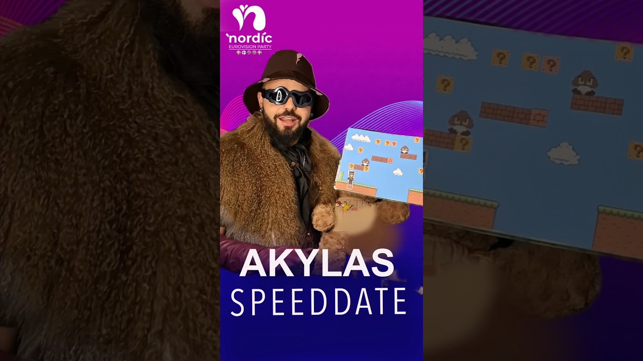 Интервью с Акиласом о Супер Марио #eurovision2026 #ferto