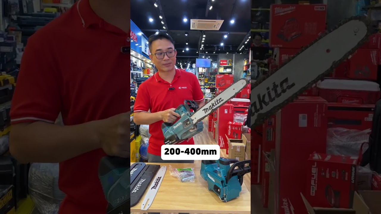 GỌN NHẸ Nhưng Cắt MẠNH - Máy Cưa Xích Pin Makita DUC406