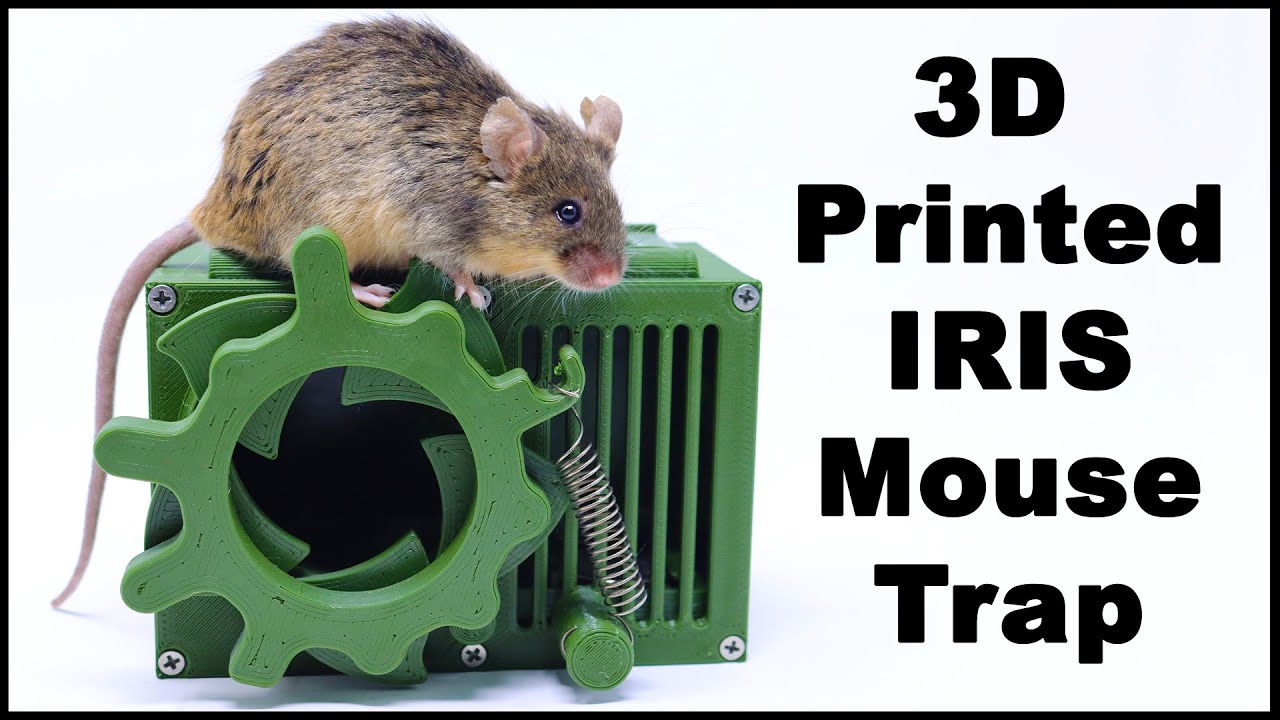 3D Printed IRIS Mouse Trap With Modifications: Mousetrap Monday.