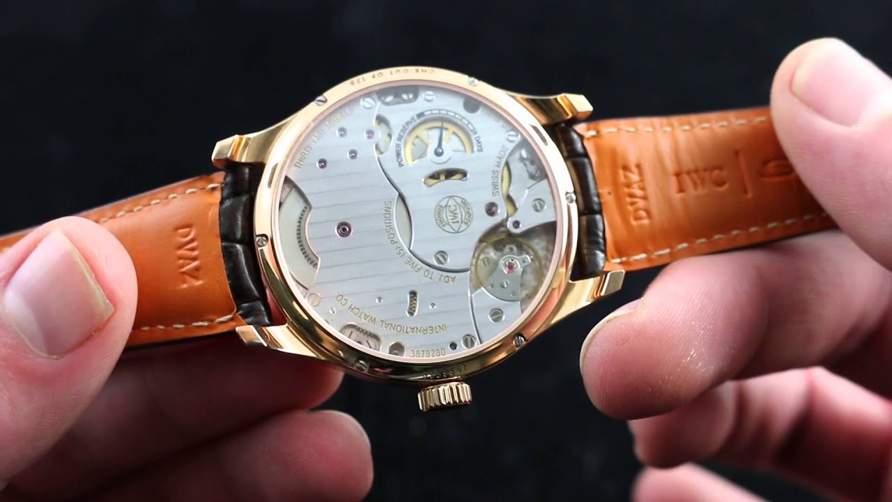 IWC Portuguese Hand-Wound Edition 75th Anniversary Luxury Watch Review