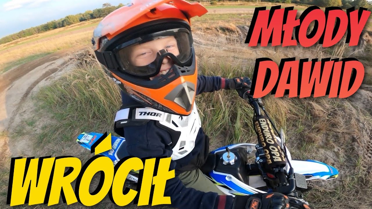 Młody Dawid wr&oacute;cił, najlepszy Rajder na najlepszej MRF w Gminie / CRF 450 / MRF 140