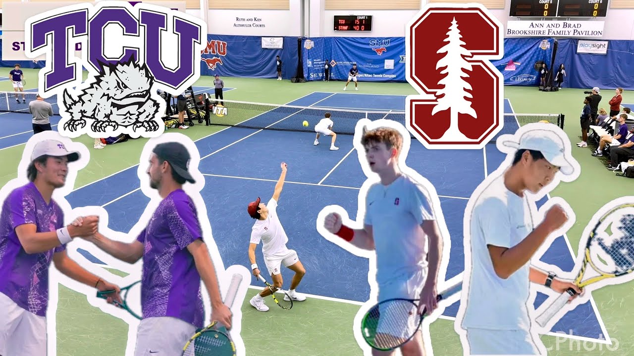 Max Basing/Kyle Kang (Stanford) vs Lui Maxted/Pedro Vives (TCU)