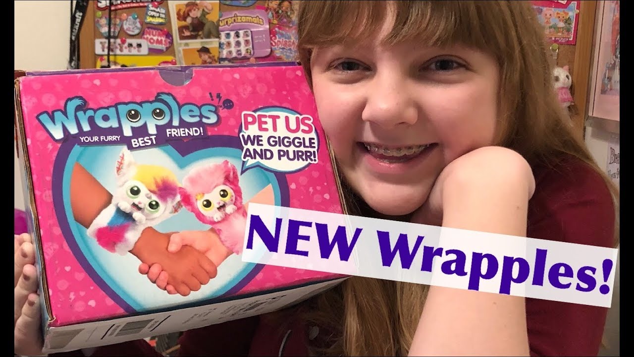 NEW Wrapples by Little Live Pets – Interactive Plush Slap Band Bracelet Pet – Unboxing & Review