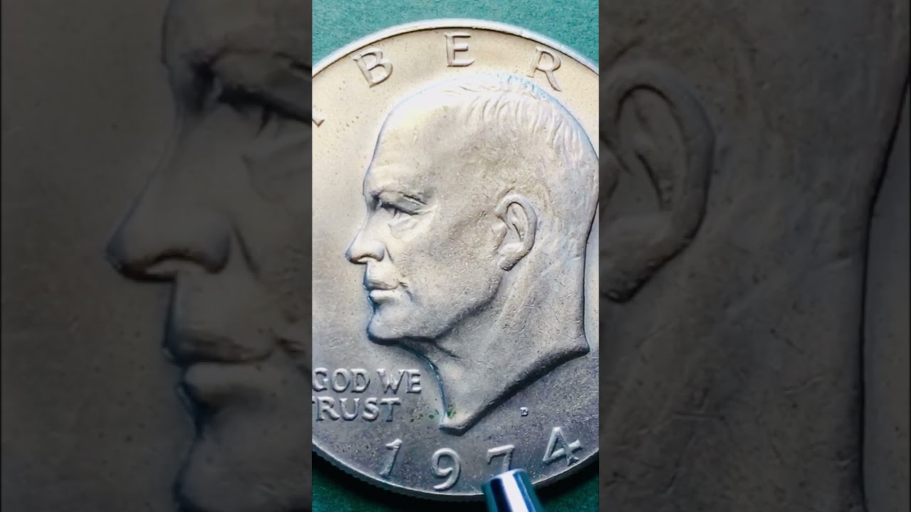 1974 Eagle On The Moon Eisenhower Dollar US
