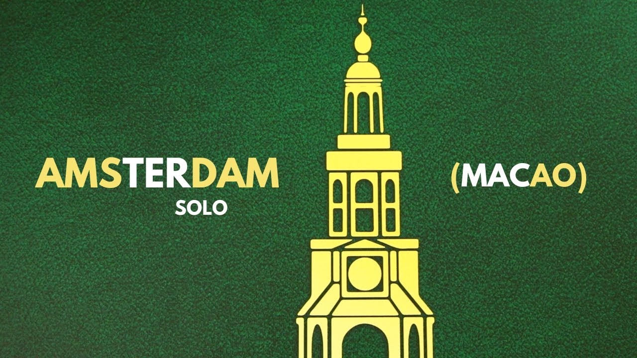 Amsterdam Board Game | Solo Tutorial and Playthrough | Remake of Macao!
