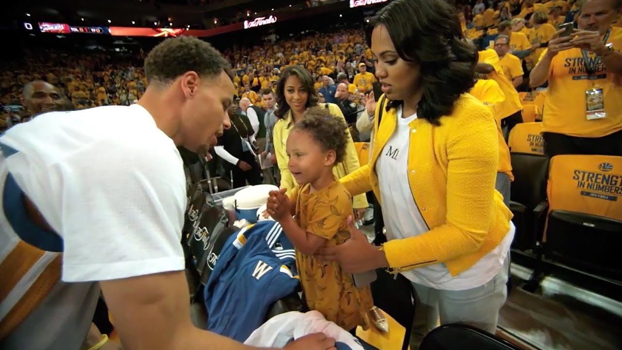 Stephen Curry's Daughter Does Adorable Victory Dance After Game 1