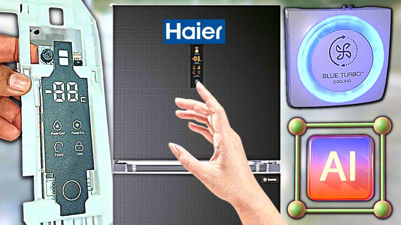 Настройки панели управления холодильником Haier и работа ее частей
