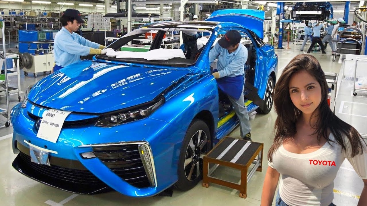 TOYOTA PRODUCTION LINE🚖 – Building Toyota Mirai, Camry (USA), Corolla in GigaFactories😳