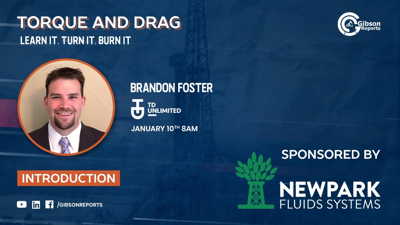 Torque and Drag Mini-Series Episode 1 of 8 - With Brandon Foster of TD Unlimited
