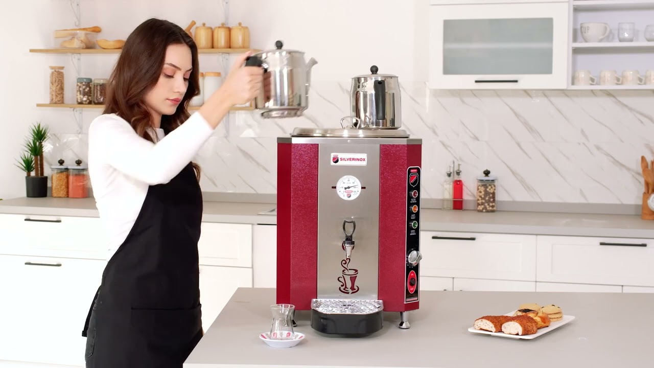 Işıkgaz Silverinox 23 Litre, 2 Demlikli Jumbo Çay Makinesi