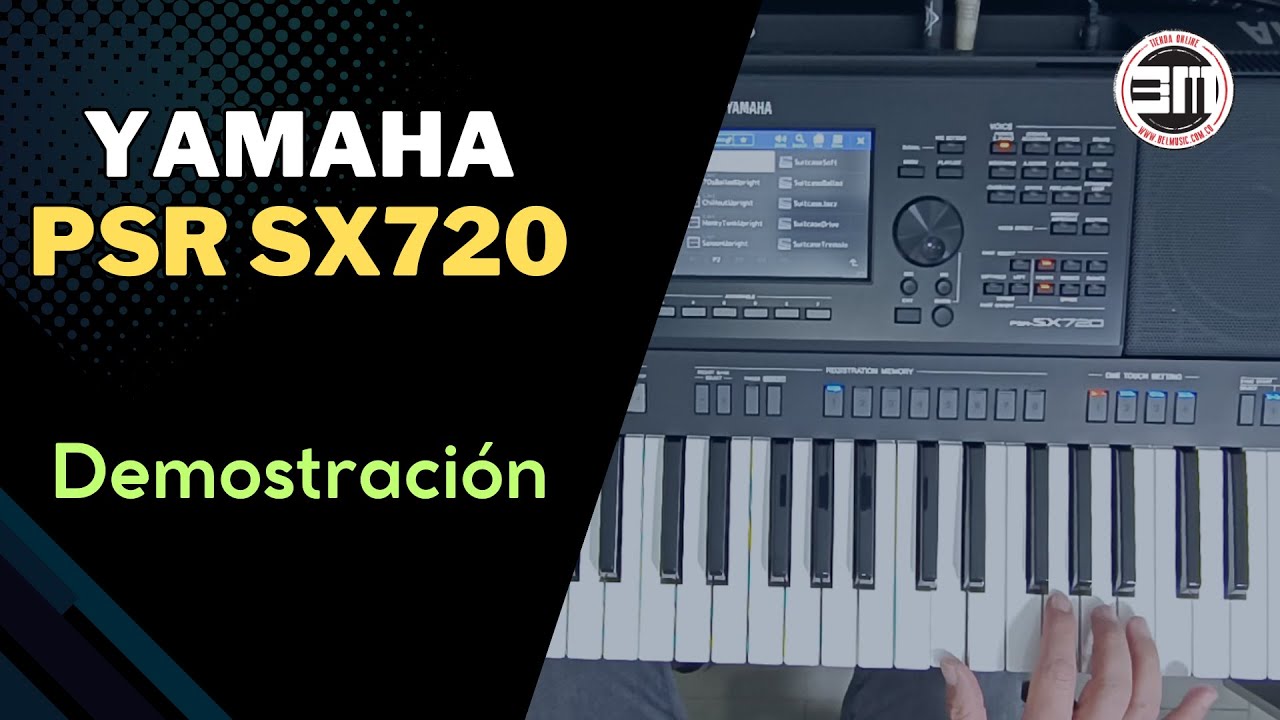 Yamaha PSR SX720 Demostración