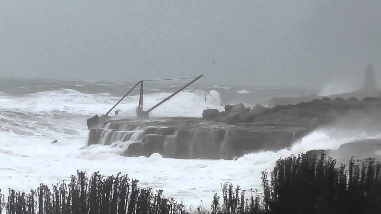 Storm 'Frank' Portland Bill, gigantic waves. 30 December 2015