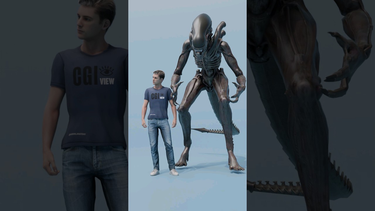 Xenomorph Movie Monster Vs The Cloverfield Monster