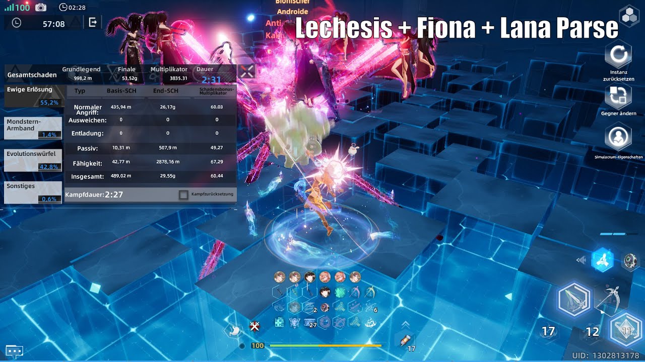 Lechesis + Fiona + Lana Parse | Tower of Fantasy