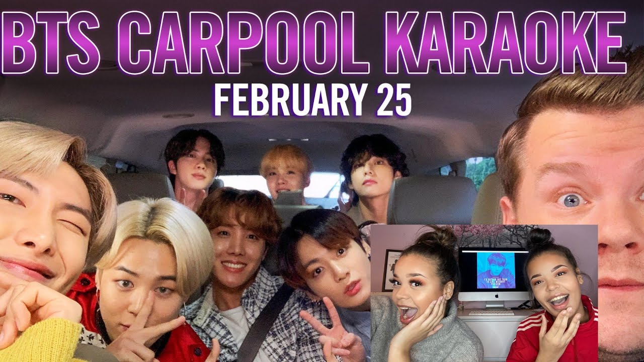 TWINS FIRST TIME EVER REACT TO BTS CARPOOL KARAOKE | JAMES CORDEN | The A Twins