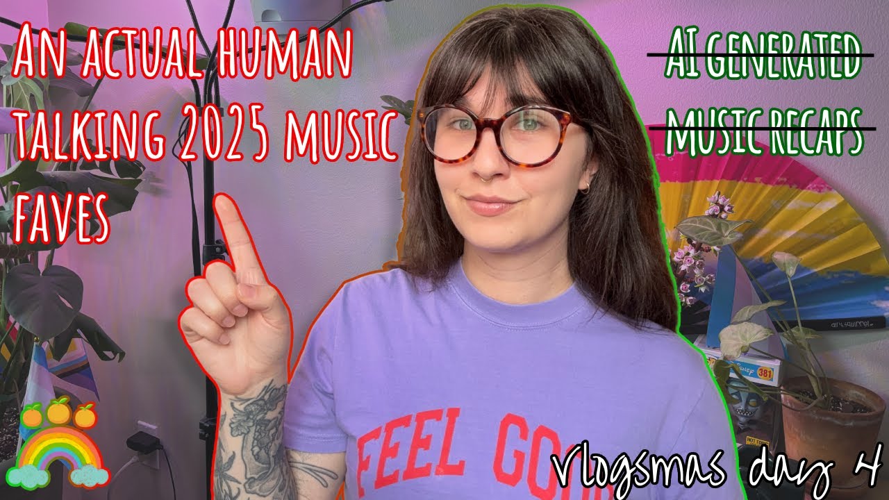 A queer elder emo's mainstay music rotation for 2025 | Vlogsmas day 4
