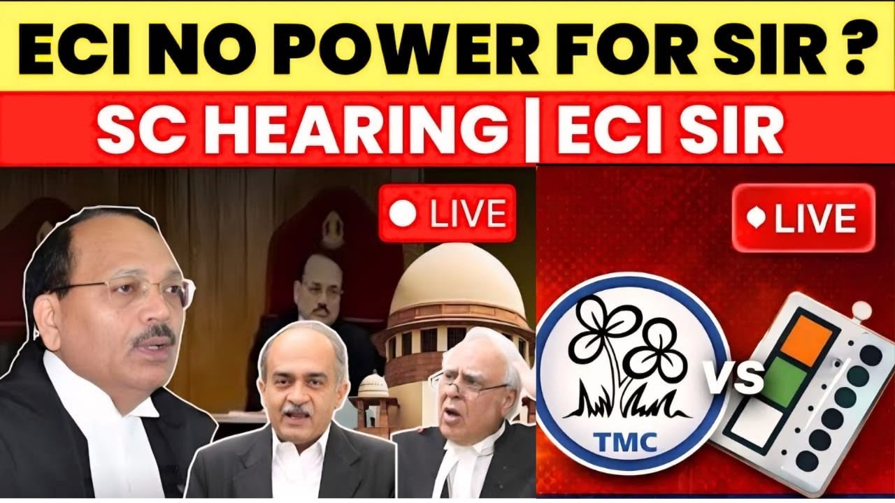 Supreme Court LIVE| ECI SIR LEGAL OR ILLEGAL? CJI-SC TO CHECK SIR LEGALITY |