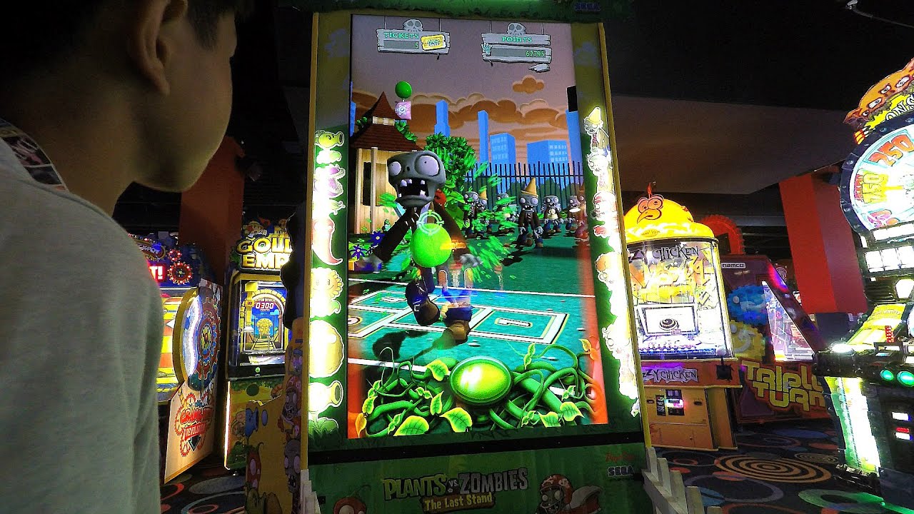 Plants Vs. Zombies The Last Stand Ticket Video Arcade 4 Player!