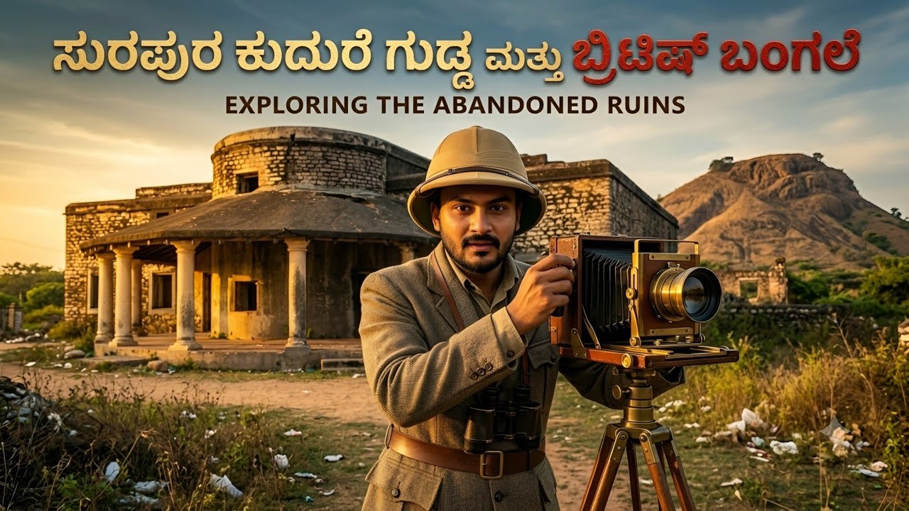 Surapur Kudure gudda| Surapur British bungalow |Taylor Manzil #Historicalstudios