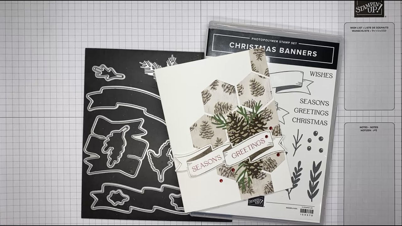 Stampin&rsquo; Up! Christmas Banners Card With Gift Card Holder Tutorial