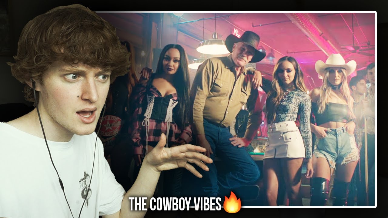 THE COWBOY VIBES! (Little Mix - No More Sad Songs ft. Machine Gun Kelly | Music Video React/Review)